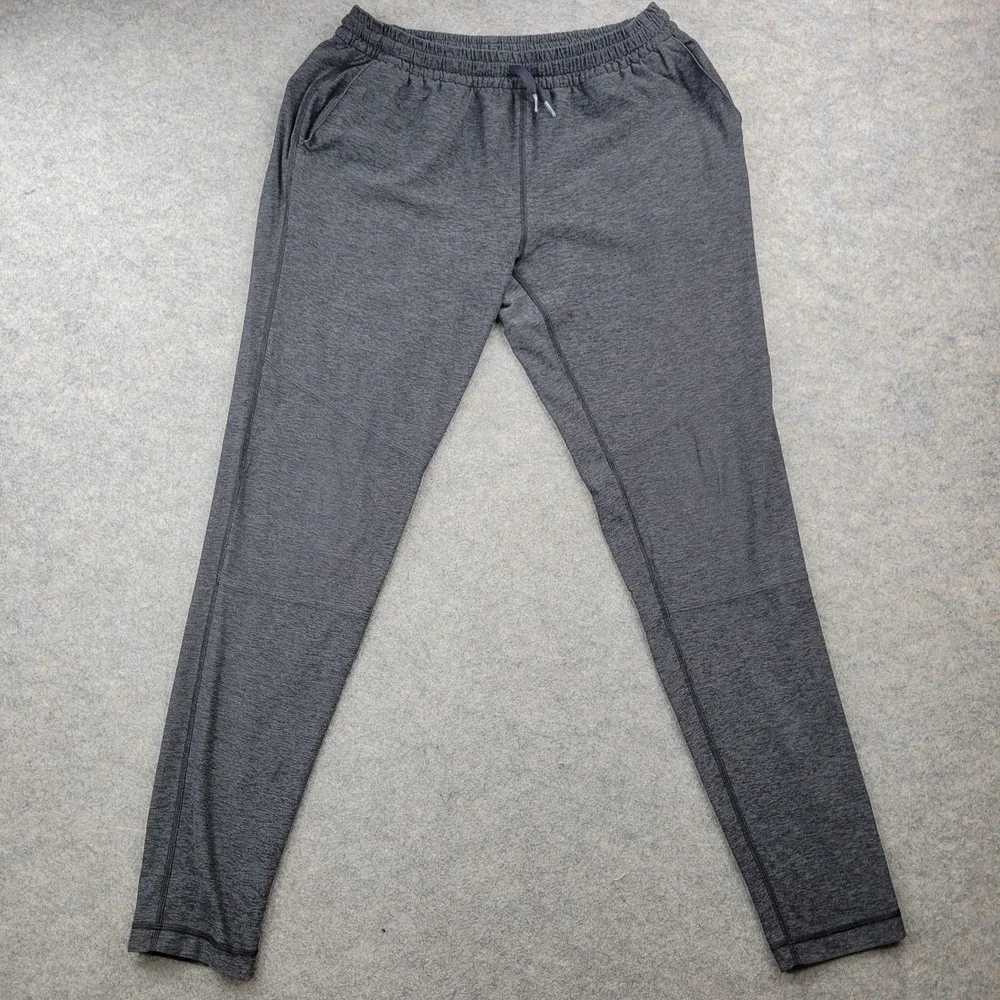 Outdoor Voices Pants Mens Small Gray Jersey Joggers Elastic Waist Pockets